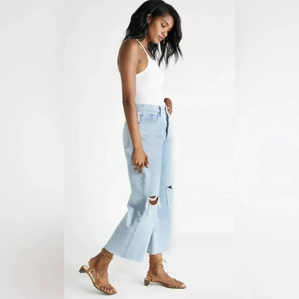 NWT ETICA Devon Crop Jeans in Mojave River - Picture 4 of 7